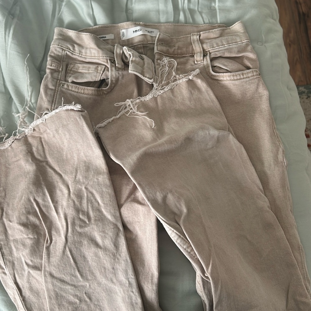 Mango sienna high rise wide leg jeans